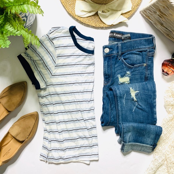 American Eagle Outfitters Tops - American Eagle soft & sexy striped tee
